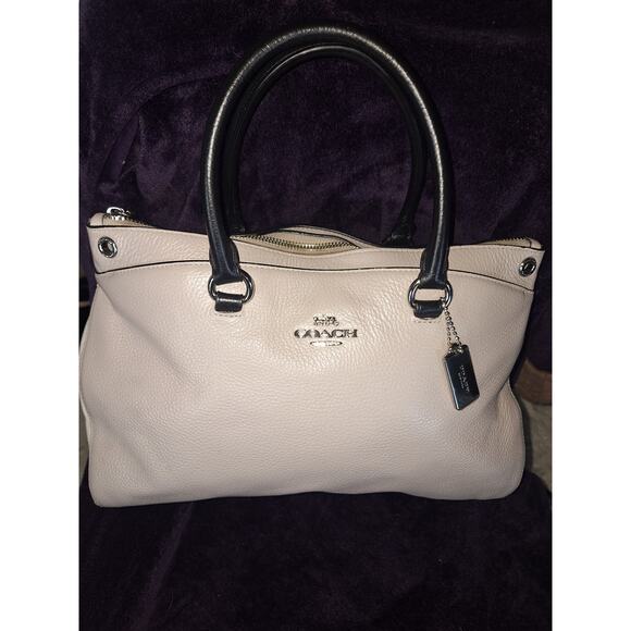 61.  Coach Colorblock Mia Top Handle Satchel. - Picture 1 of 6